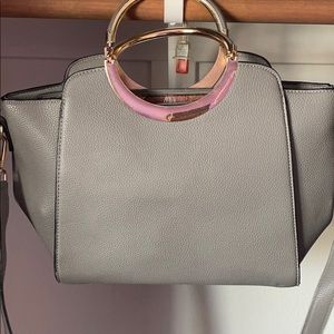 Gray purse